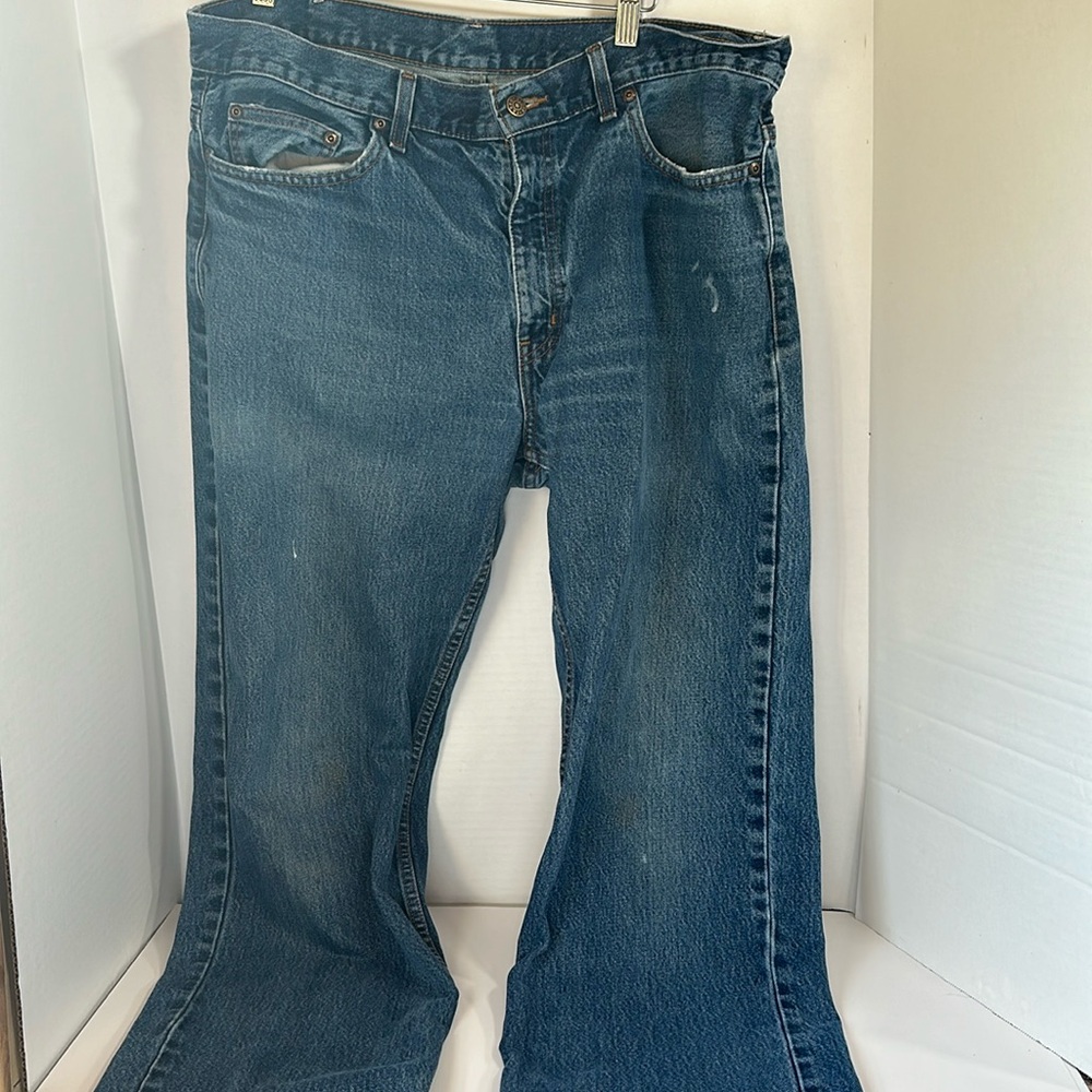 Faded glory blue jeans size 36x34 workwear denim